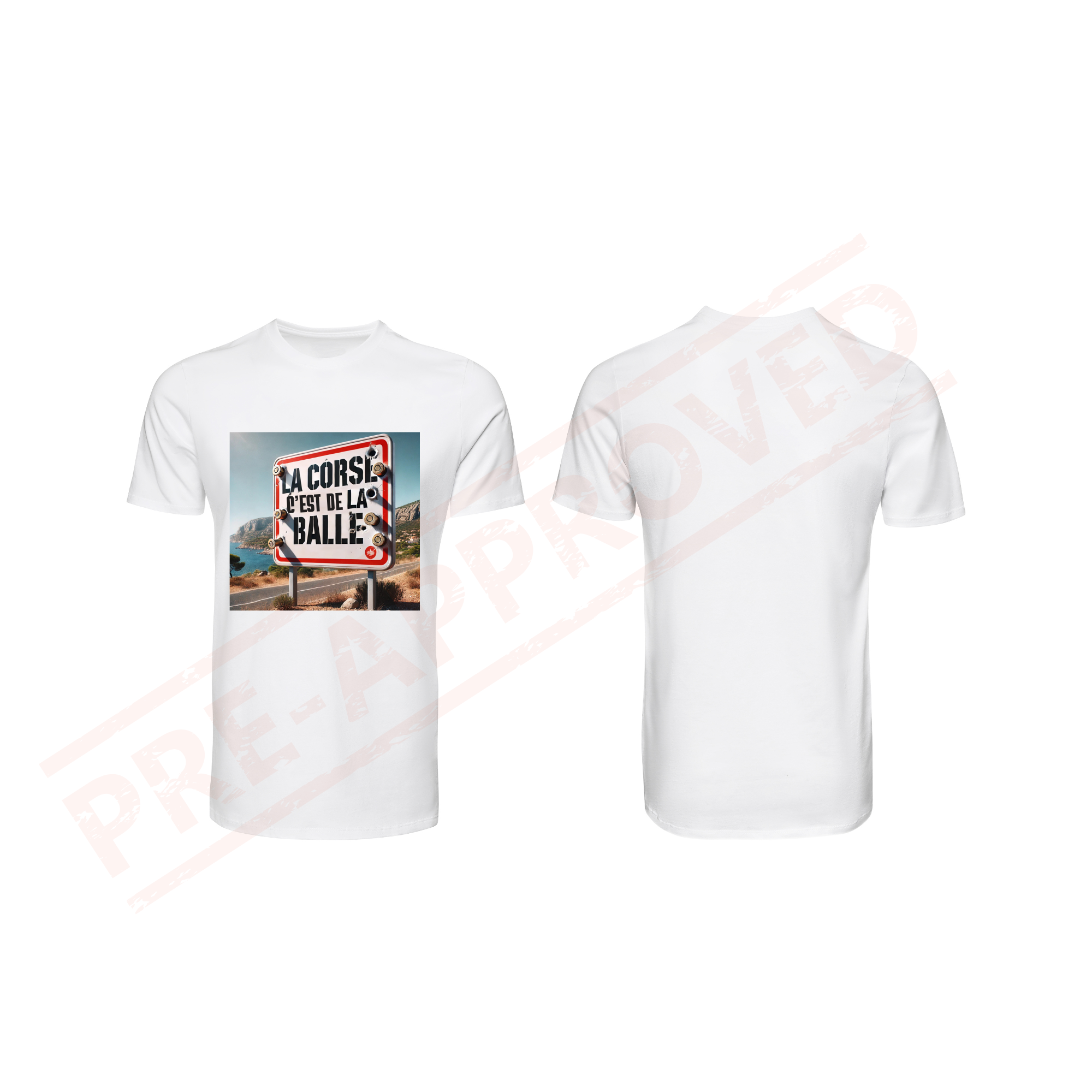 Tee-Shirt "La Corse c'est de la Balle photo"