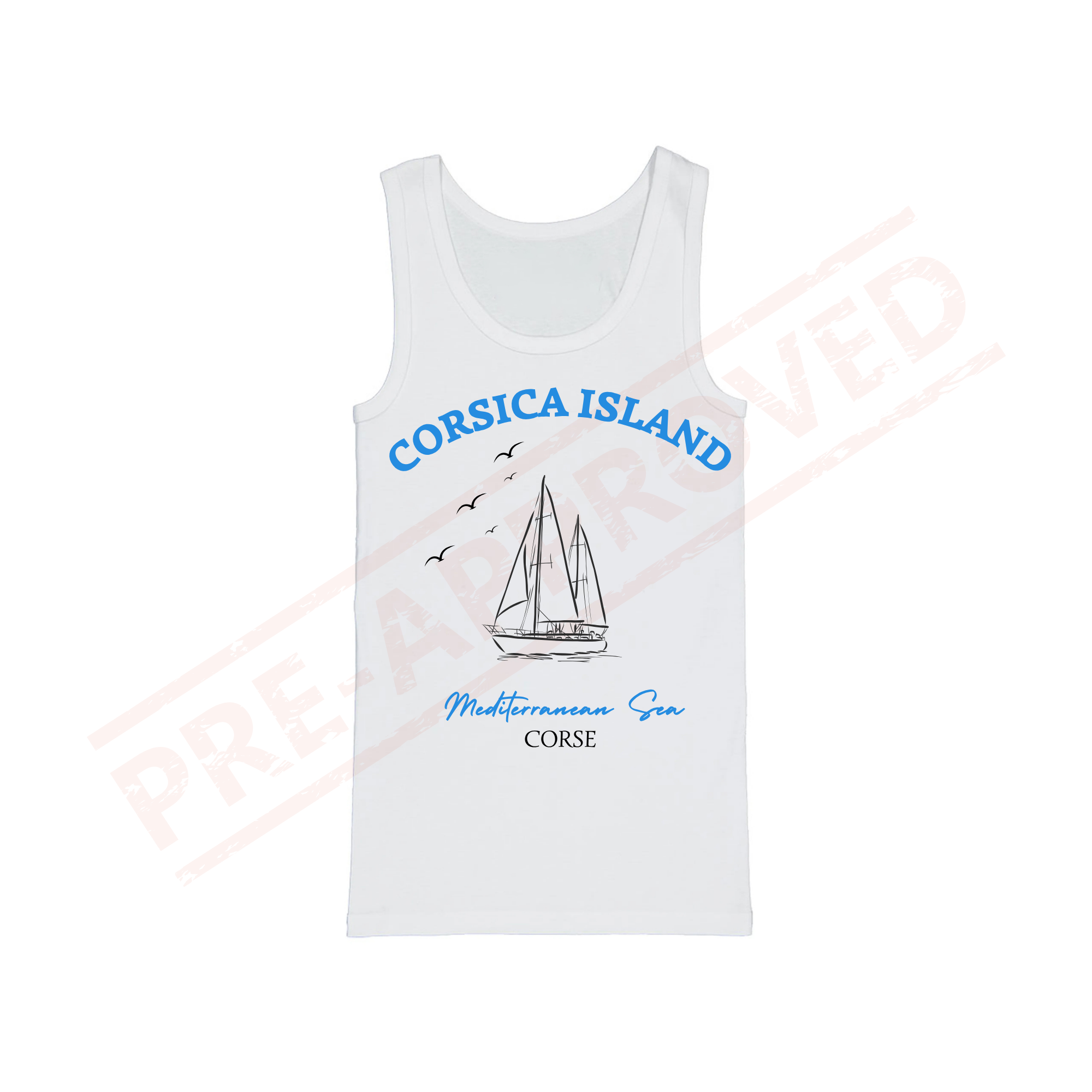 Débardeur "Corsica Island"